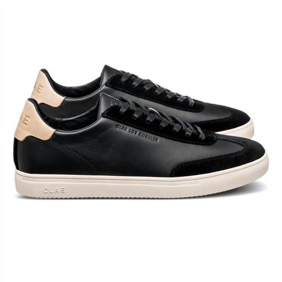 NEW CLAE men's deane sneaker in black